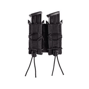 High Speed Gear Taco MOLLE Double Pistol Magazine Pouch Nylon Black