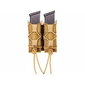 High Speed Gear Taco Double Pistol Magazine Pouch Belt Mount Nylon Coyote Brown