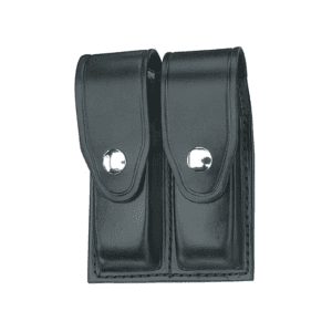 Gould & Goodrich B627 Double Magazine Pouch for Glock 20, 21, 29, 30, 37, Para-Ordnance P10, P12, P13, P14, P15, P16, Springfield XD 45 Leather Black