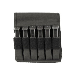 Tuff Products 6-Inline Belt/MOLLE Magazine Pouch Double Stack Pistol Nylon Black