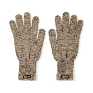 Filson Men's Knit Full Finger Insulated Gloves Root Heather Large