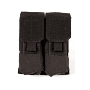 BLACKHAWK! S.T.R.I.K.E. MOLLE M4/M16 Double Magazine Pouch Holds 4 AR-15 30 Round Magazine Nylon Black