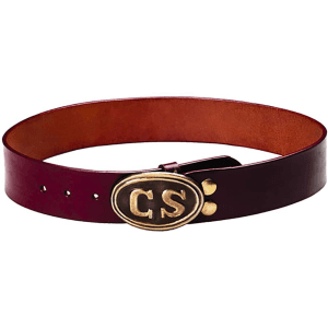 Triple K 48 Civil War Gun Belt XL 43-48" Leather Oil Walnut