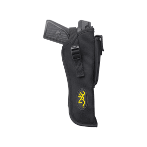 Browning Buckmark Owb Holster Right Hand Universal Nylon Black With Magazine Pouch