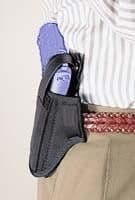 Uncle Mike's Super Belt Slide Holster Ambidextrous Matte Black
