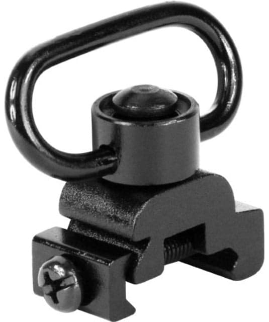 Aim Sports Inc Sling Rail Mount W/Quick Release Push Button Swivel Black Small