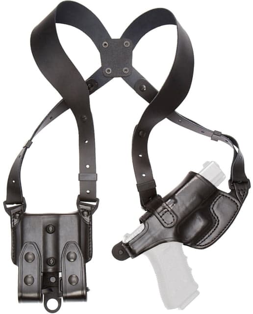 Aker Leather 101 Comfort-Flex Shoulder Holster SIG Sauer P220 Right Hand Plain Black