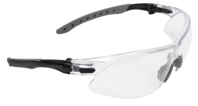 Allen ULTRX Keen Safety Glasses Black Frame Clear Lens