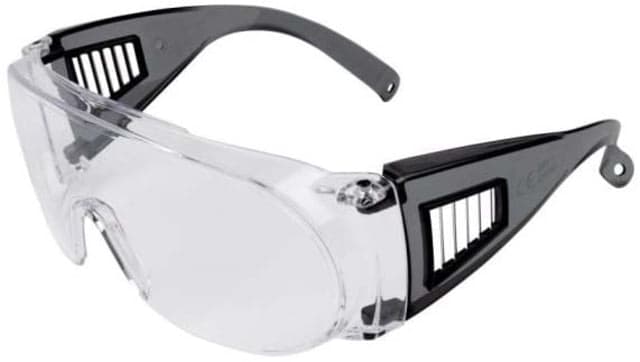 Allen Ultrx Safety Glasses Clear Lens Black Frame