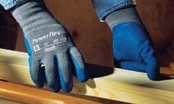 Ansell Healthcare Glove Powrflx RBR-COAT Knt SZ8  Case