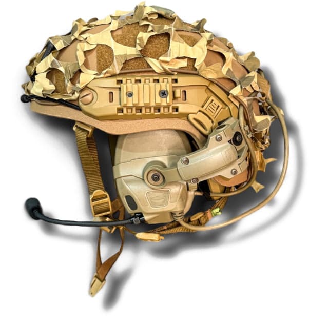 Arid MFG Halo Helmet Scrim Desert Camo