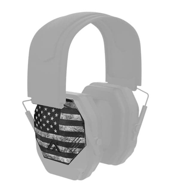 AXIL Plate Set for MX Earmuffs Black Camo