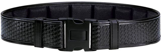 Bianchi 7955 ErgoTek Duty Belt - Plain Black Waist Size 48-50in 22774