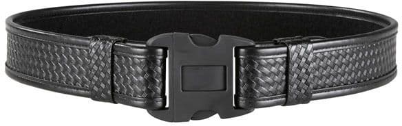 Bianchi 7980 Duty Belt - Plain Black Waist Size 40-46in 23387