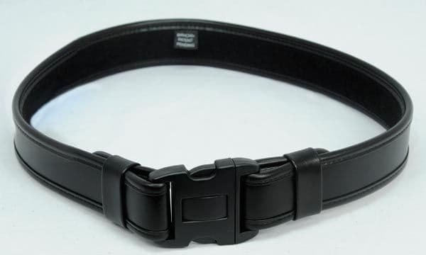 Bianchi 7955 ErgoTek Duty Belt - Plain Black Waist Size 34-36in 22710