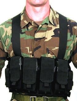 BlackHawk Chest Magazine Pouch M16/M4 Holds 8 Rifle Mags & 2 Pistol Mags Black