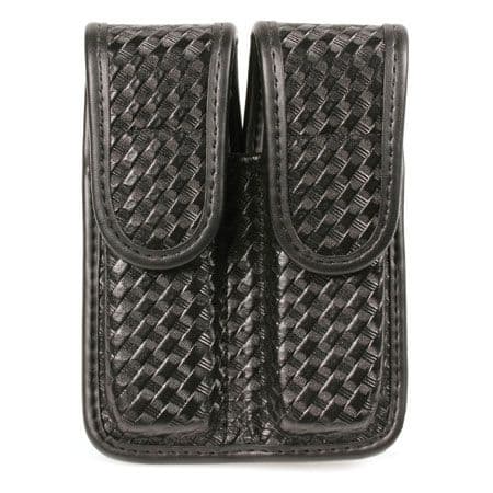 BlackHawk Molded Double Magazine Pouch Single Stack Black Basketweave