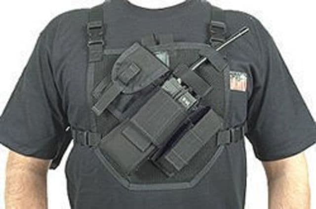 BlackHawk Patrol Radio Chest Harness Black