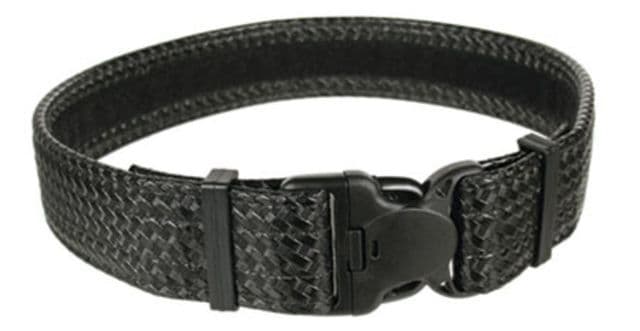 BlackHawk Reinforced Web Duty Belt w/Loop Black Basket Weave Extra Large 44-48in
