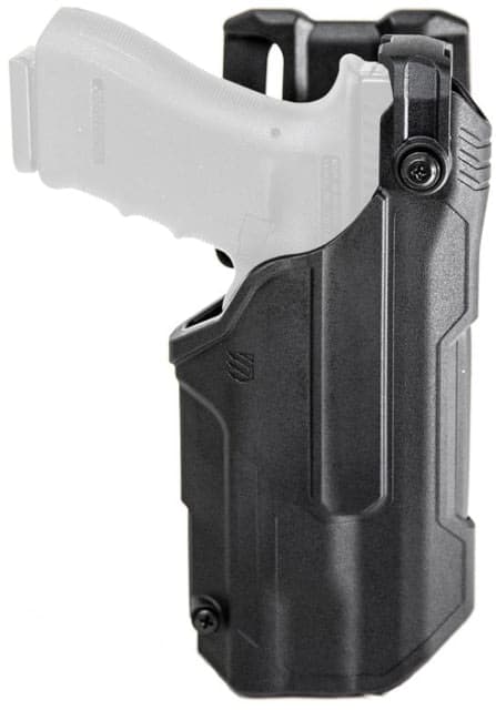 BlackHawk T-series L3D Light-bearing Duty Holster Glock 20/21/37/38 & S&W M&P W/O Safety Plain Right Hand