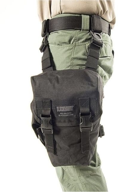 BlackHawk Ultralight Omega Gas Mask Pouch Black