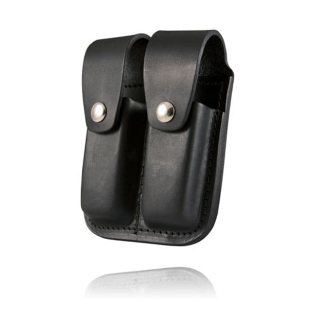 Boston Leather Clip Pouch Double For 45mm