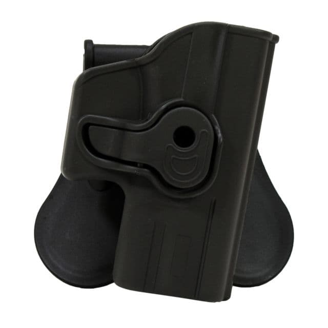 Bulldog Cases & Vaults Rapid Release Polymer Holster Glock 27 Right Hand Black Black