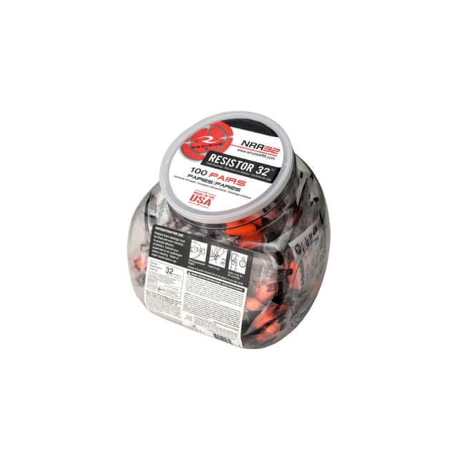 Radians 100 pairs of Uncorded Foam Earplugs in Poly Bags in a Jar 9FCF72BE R