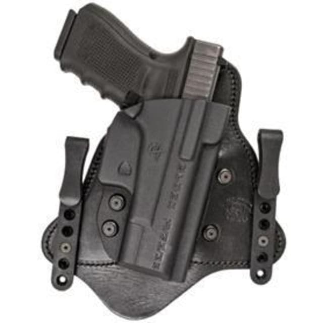 Comp-Tac Mtac Premier Hybrid Iwb Holster - 1.5in Standard Clips Sw - Mp Shield 2.0 9mm 4in Right Hand Black