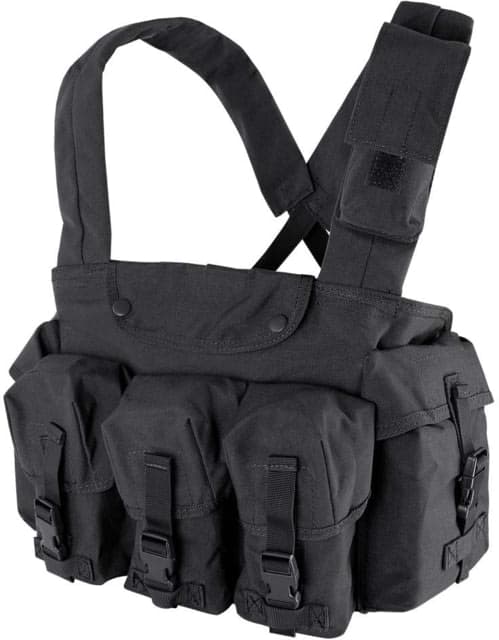 Condor Outdoor 7 Pocket Chest Rig Black