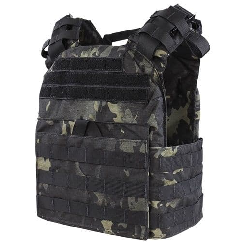 Condor Outdoor Cyclone Plate Carrier Multicam Black