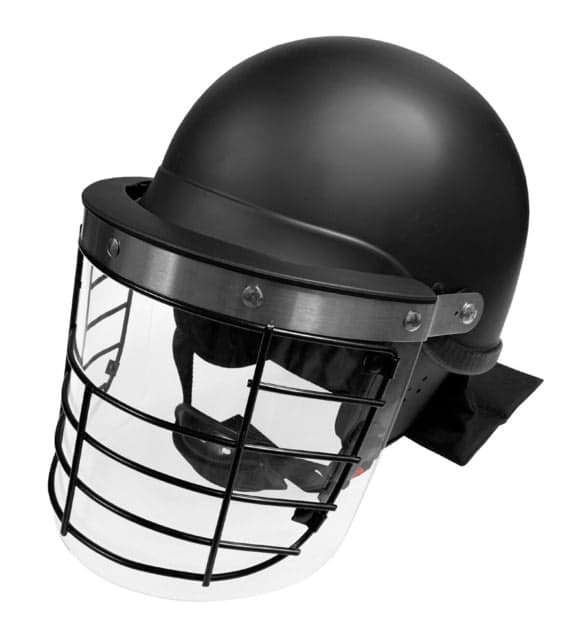 Damascus Riot Control Helmet W/ Steel Grid