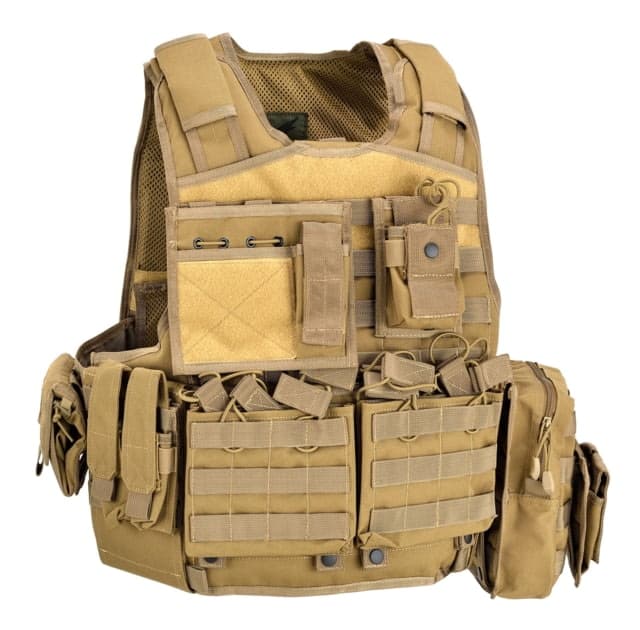 Defcon 5 Body Armor Carrier Set Tan D5-BAV06