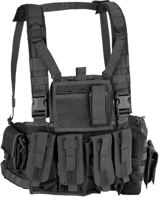 Defcon 5 Molle Recon Chest Rig Black D5-RC901