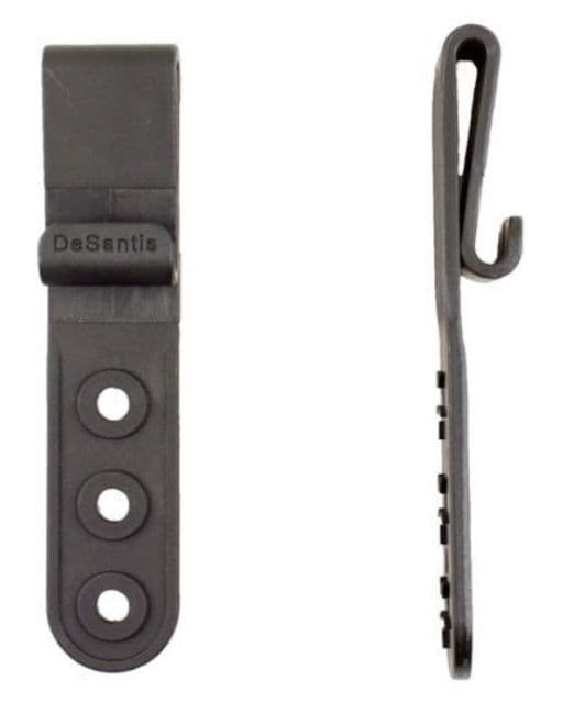 Desantis Large J Clips 3-Hole 2 Packs Black