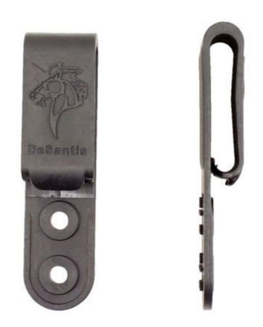 Desantis Medium C Clips 2-Hole 2 Packs Black