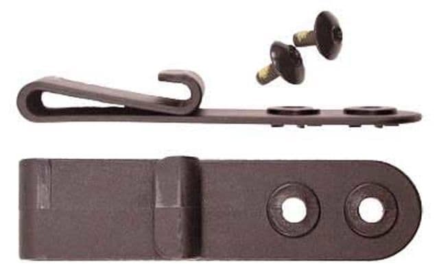Desantis Small J Clips 1-Hole 2 Packs Black