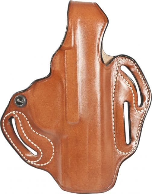 Desantis Thumb Break Scabbard Belt Holsters S&w 10 13 15 19 65 66 2in Taurus 617 445 817 450 2in Left Hand Plain Tan