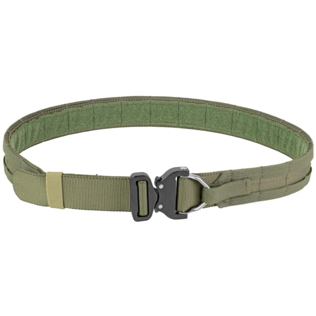 Eagle Industries Large Ranger Green Operator Gun Belt Cobra Buckle closure with built-in D-Ring attachment
