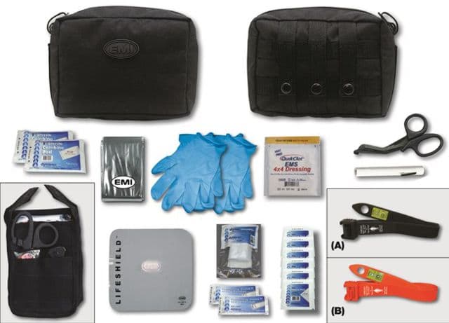 EMI Active Shooter/bleed Aid Kit Black