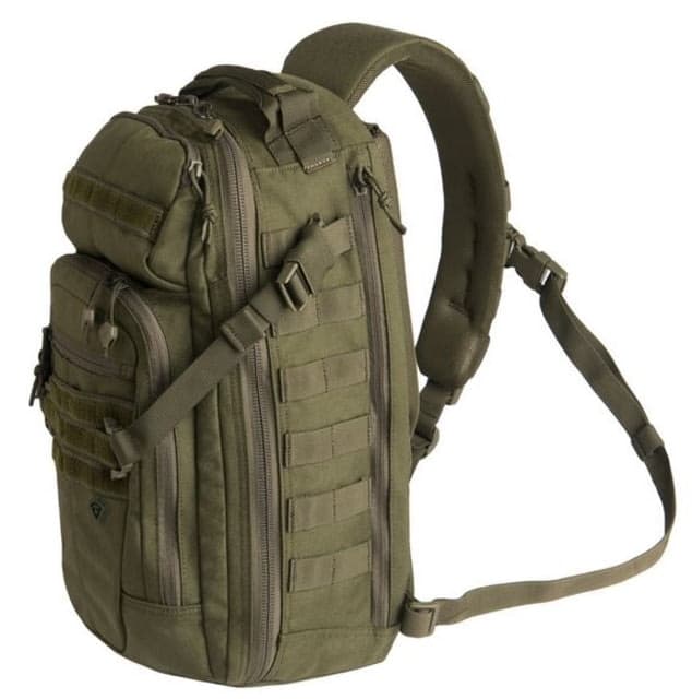 First Tactical Crosshatch Sling Pack OD Green