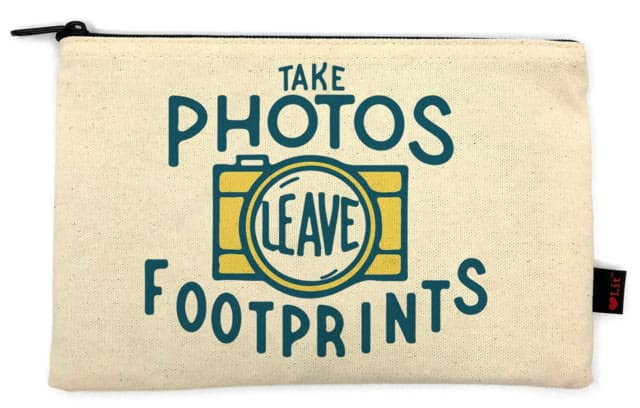 Gibbs Take Photos Pencil Pouch Natural Cotton 9.5 X 6in