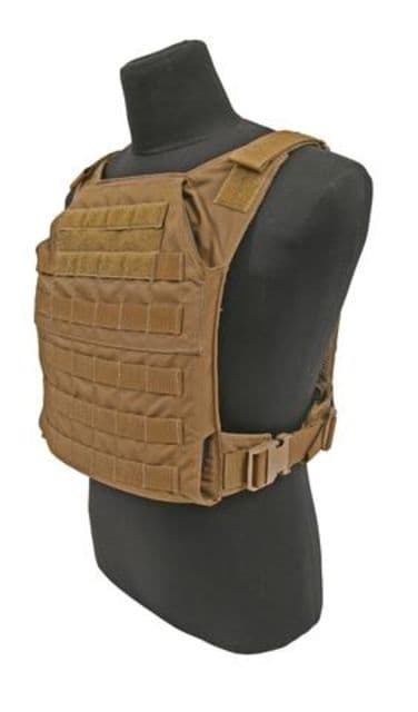 Grey Ghost Gear Minimalist Plate Carrier Coyote Brown