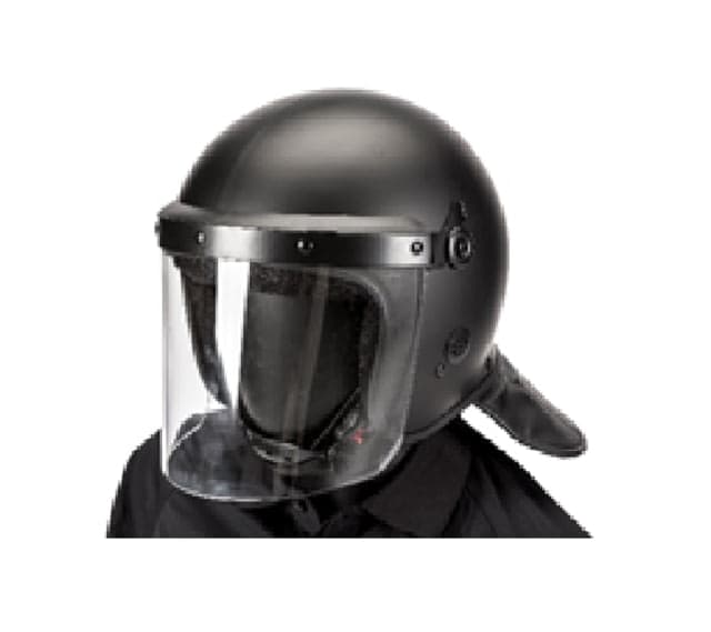 Haven Gear Riot Helmet - Straight Face Shield Black Matte
