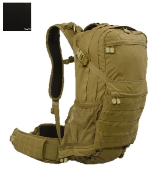 High Ground Gear HG 3 Day Pack JTAC with LG/XL Waist Belt Black L/XL