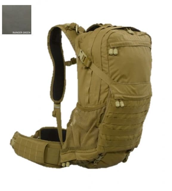 High Ground Gear HG 3 Day Pack JTAC with SM/MD Waist Belt Ranger Green S/M
