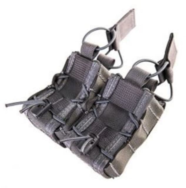 High Speed Gear HSGI Double 40MM Taco MOLLE Mag Pouch Wolf Gray