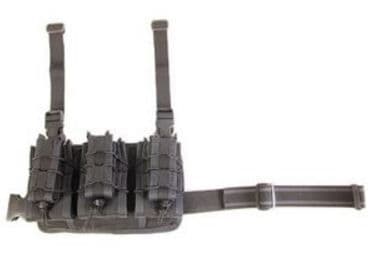 High Speed Gear HSGI Double Decker Leg Rig Rifle Pouch Black