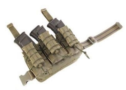 High Speed Gear HSGI Double Decker Leg Rig Rifle Pouch Olive Drab