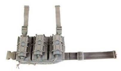 High Speed Gear HSGI Double Decker Leg Rig Rifle Pouch Wolf Gray